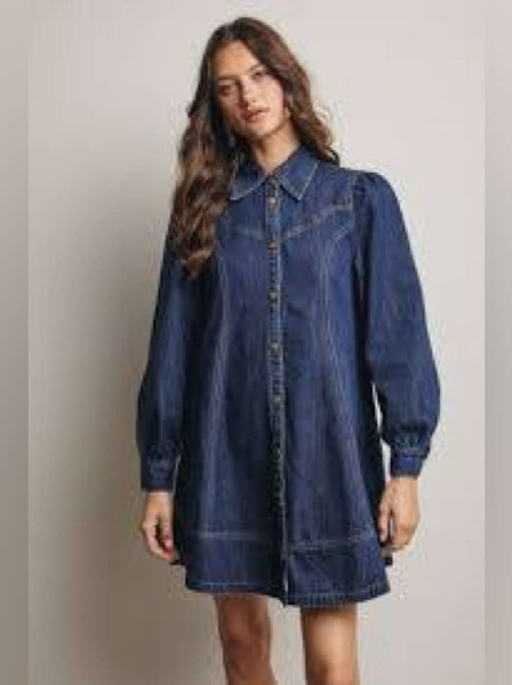 Forte Western Style Denim Dress M